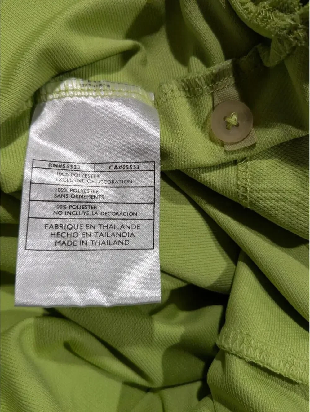 Nike Golf Men's FIT DRY Polo Shirt Bright Green Polyester, Size XL